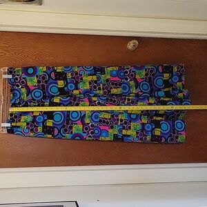 Wrap Palazzo Pants Sz Small very colorful